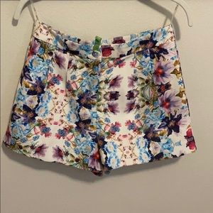 *not for sale* High waisted Clover Canyon like - print shorts